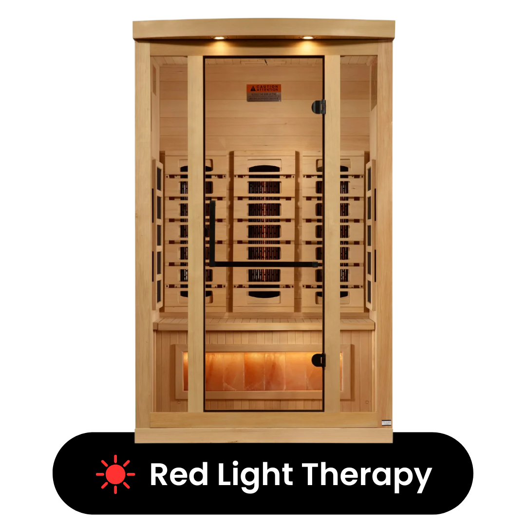 Exterior of Respite Sauna wich uses Red Light Therapy