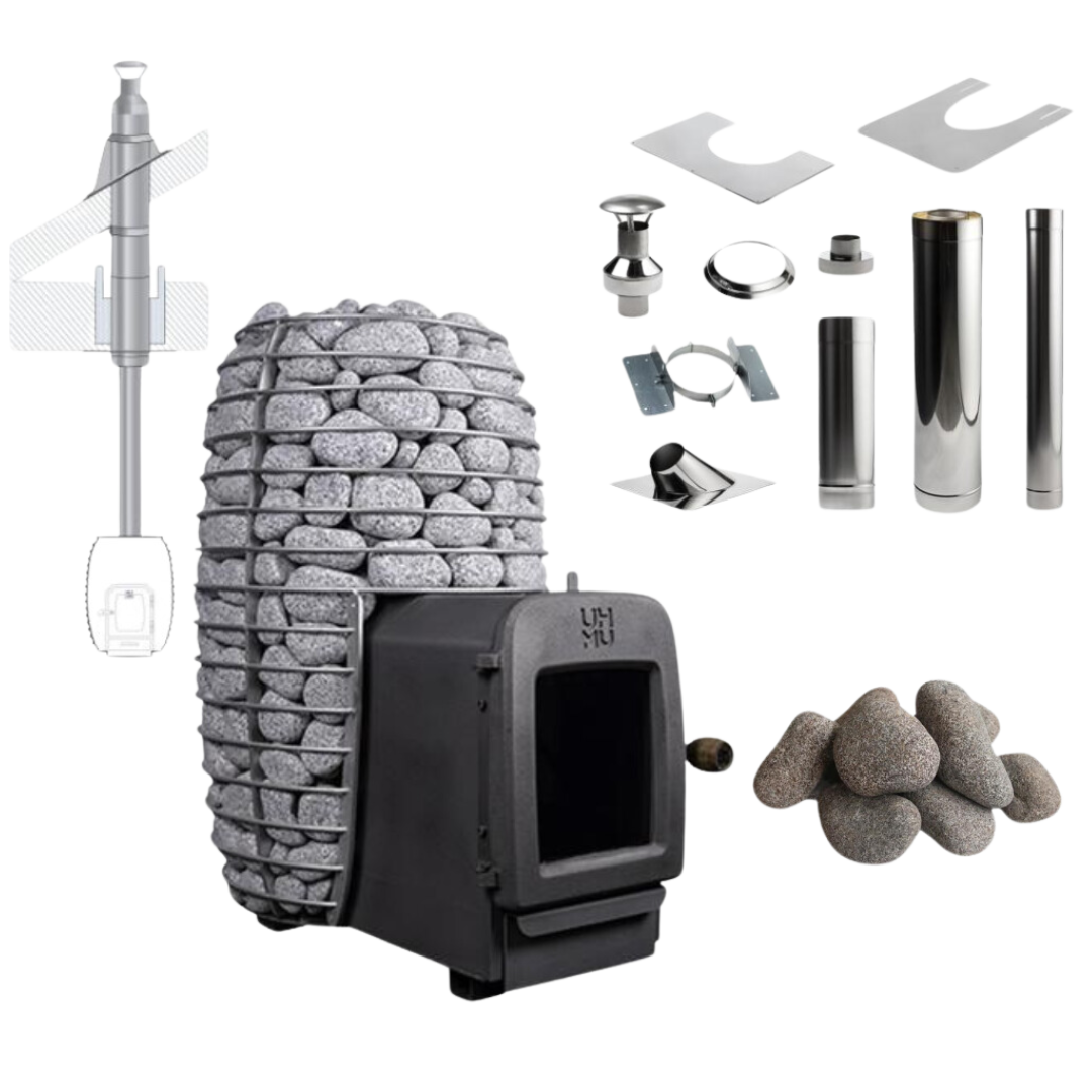 Hive Heat LS 12 Wood-Burning Stove Bundle