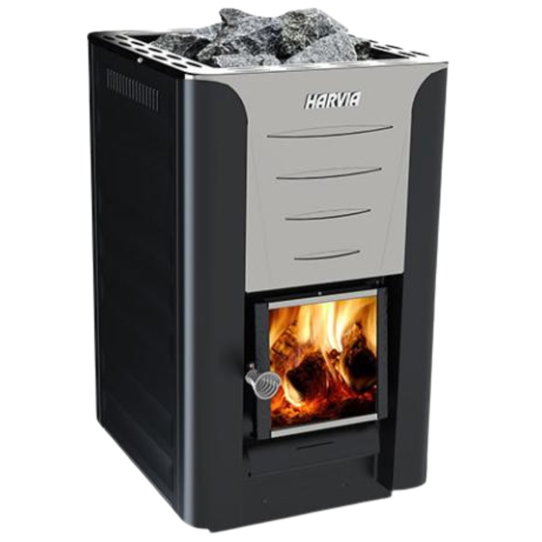 Harvia 20 Pro Wood-Burning Stove Bundle